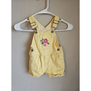 Oshkosh BGosh Vestbak Bubble Romper Overalls Girls 18 Months Floral Shortalls